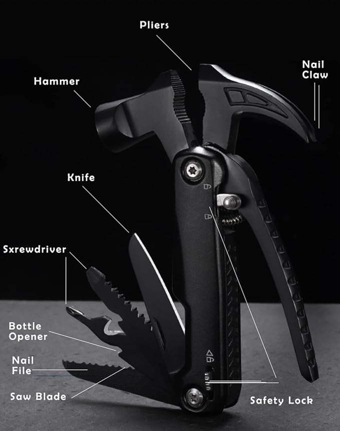 Multi-Purpose Pocket Knife Pliers Kit Durable Stainless Steel Multi-Plier Multi-tool for Survival Camping Hunting