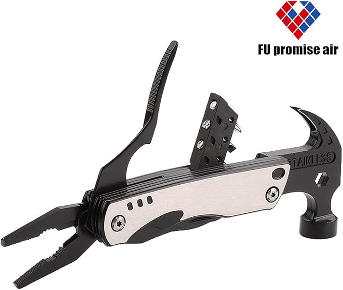 Stainless Steel Multipurpose Tool Kit Portable &amp Heavy Duty Light Weight &amp Durable Pocket Multi Tool Kit Suitable as Camping Multitool Emergency Pocket Tools