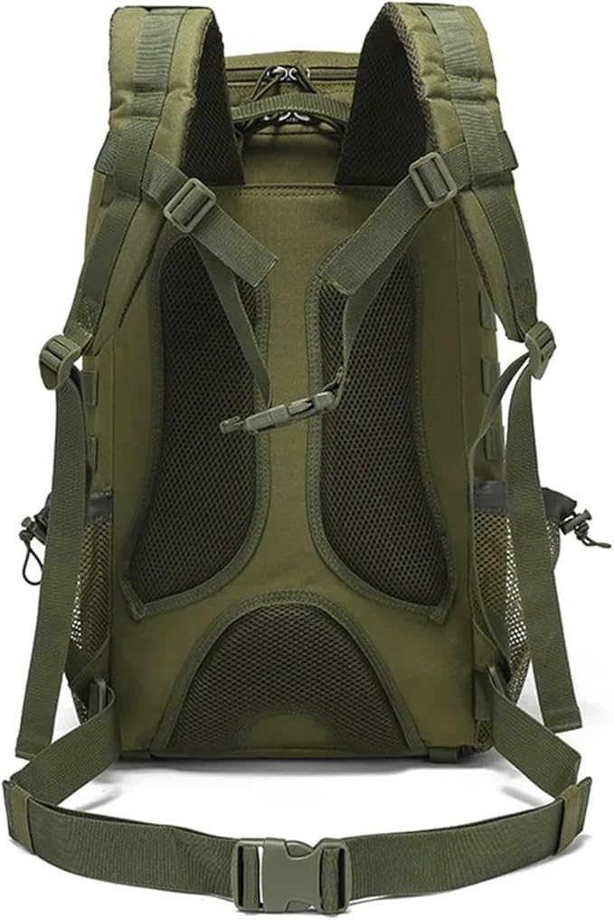 Compatible For Tactical Outdoor Medical Backpack Large Capacity Camping Mountaineering Emergency Bag(Black B)