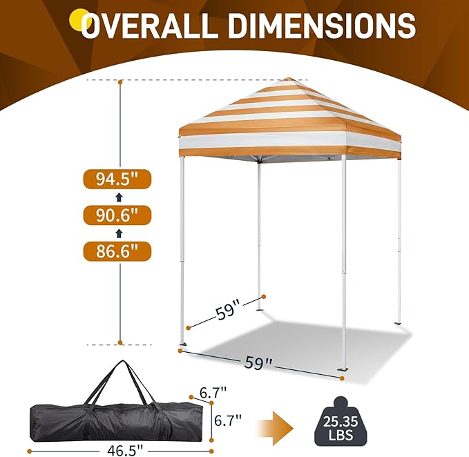 Outvita Pop Up Privacy Tent Instant Privacy Dressing Changing Room Bathroom &amp Toilet Stall 5x5ft Portable Outdoor Shelter for Camping Hiking Fishing Picnic Beach Swimming Pool with Carry Bag