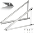 GCCSJ Solar Panel Mounting Brackets 1 Set 45in Solar Panel Mount Brackets Adjustable Solar Panel Tilt Mount Brackets Suitable for 100-400 Watt Solar Panel Stand for Roof RV Boat and Off-Grid