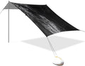 Hunting Wolf Eyes Beach Tent Sun Shelter Set UPF50+ UV Protection 10.5 x 9.19 FT Camping Shade Canopy with Sandbags Sand Anchors Carrying Bag and Others
