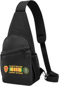 25th Infantry Division Vietnam Combat Veteran Chest Pack Leisure Shoulder Crossbody Chest Bag