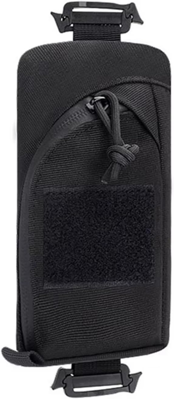 EDC Tactical Tool Storage Bag Molle Backpack Expansion Bag for Outdoor Sports Camping Hiking Hunting Accessories(Black)