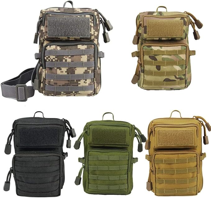 Outdoor Sports Hiking Sling Pack Camouflage Tactical Molle Shoulder Bag