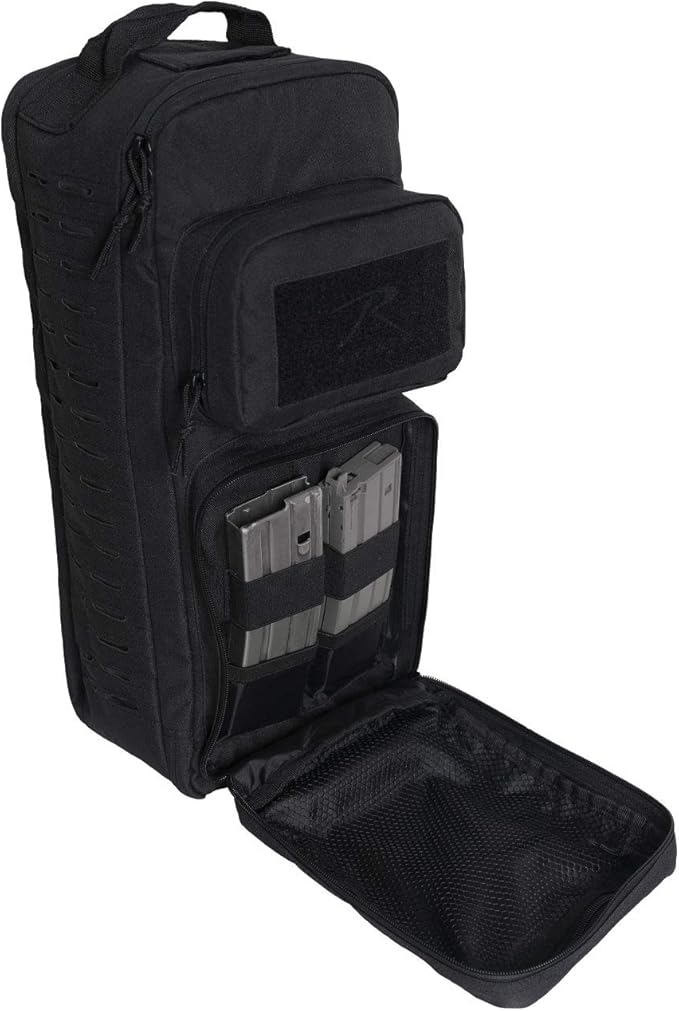 Rothco Tactical Single Sling Backpack With Laser Cut MOLLE (Black)