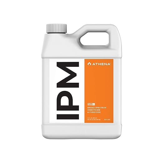 Athena IPM Plant Pest Control Solution | Broad Spectrum Fungicide &amp Insecticide for Indoor and Outdoor Plants | Supports Control of Spider Mites Powdery Mildew and Common Plant Pests | 32 Ounce