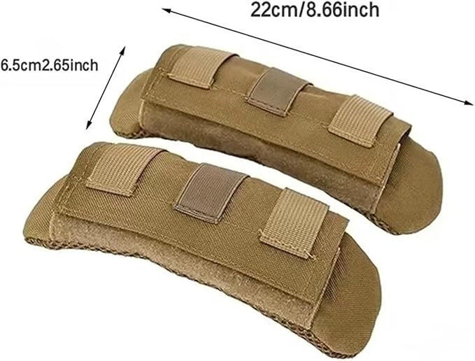 Backpack Strap Pads 3 Pcs Breathable Mesh Shoulder Pad Tactical Protect for Hiking Backpack