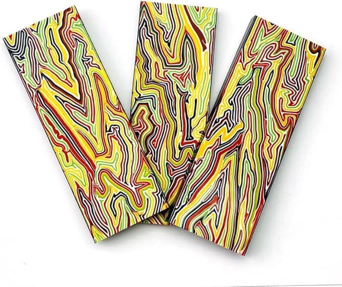 1PC G10 Composite Scales Handle Patch Material Fits for DIY Making Replacement Accessory(Small)
