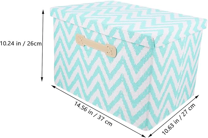 Convenient Multifunctional Storage Box for Home Use Breathable Fabric Organizer for Clothes Toys and Sundries Collapsible Design Pattern