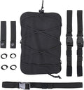 Tactical Leg Backpack MOLLE Multi-purpose Expandable Mask Storage Bag Pouch for Airsoft Sport Hiking Camping(Black)