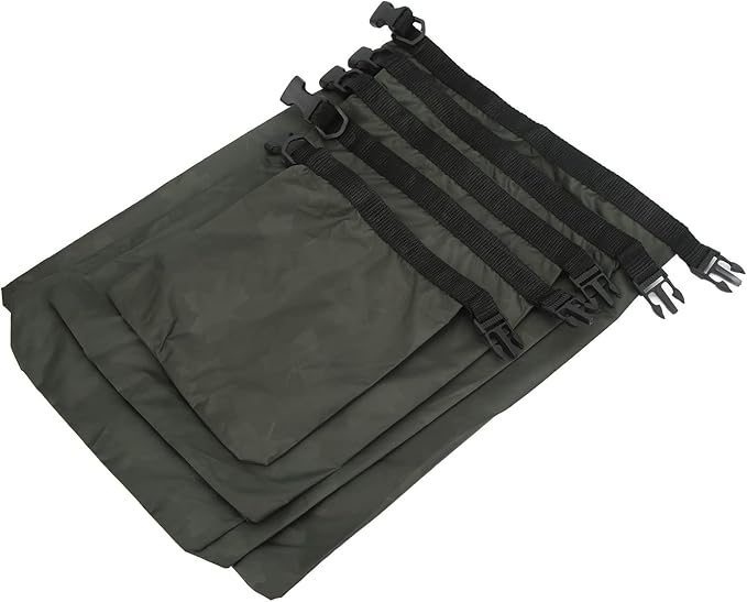 5Pcs Outdoor Dry Bag Swimming Dry Bag for Kayaking Rafting Boating Floating Storage Bag with Roll Top Closure Army Green for Hiking Camping