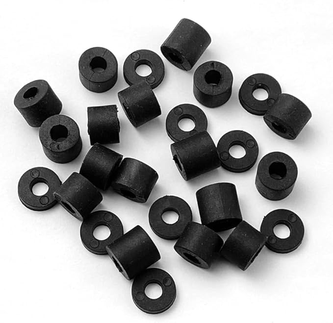 30 Pieces Rubber Washer Gasket Replacements Fit for Kydex Sheath(Large)