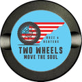 Buzz &amp Heaters Metal Container for Zyn | Metal Holder for Zyn |Metal Can for Zyn | Metal Container for Zyn Holder | Metal Pouch Cans for Zyn | Americana Gifts for Zyn| Two Wheels
