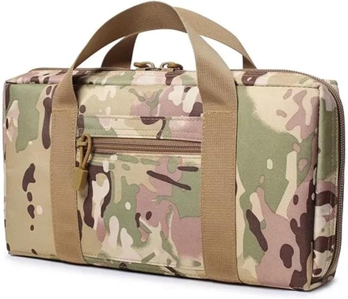 Gun Carry Bag Tool Pouch Outdoor Hunting Accessories Magazine Pouch Holder Pistol Handgun Protection Case Holster(BlackCP)