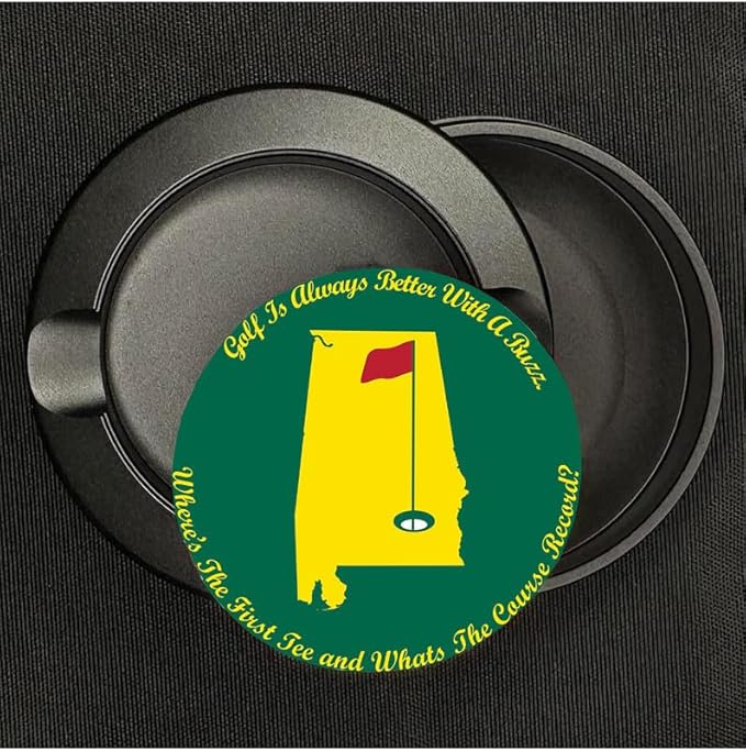 Brotherhood Metal Zyn Container - Metal Zyn Holder - Zyn Metal Can - Metal Container for Zyn Holder - Metal Zyn Can Golf Gifts for Him - Zyn Containers for Golf - Alabama