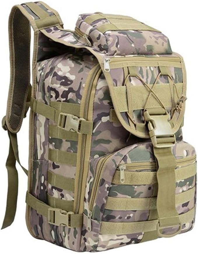 35L Military Tactical Backpacks Molle Army Assault Pack 3 Day Bug Out Bag Hiking Treeking Rucksack (CP)