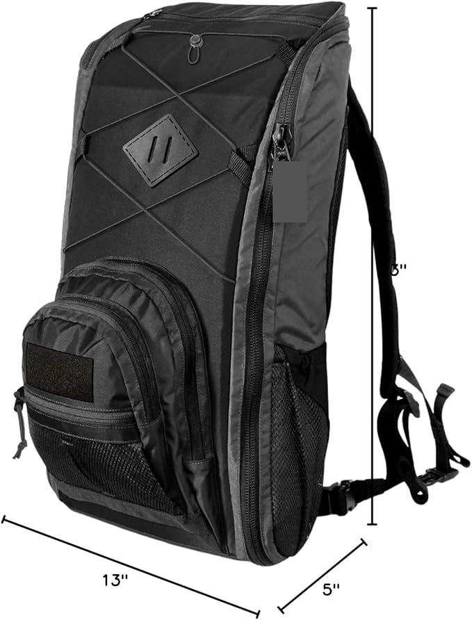 Copper Basin Takedown Firearm Backpack Discrete Takedown &amp Compact Firearm Storage Pack Black/Gray Black