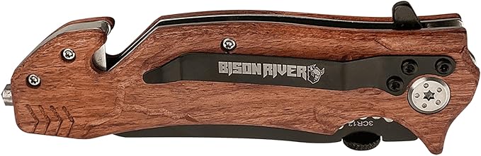 Wilson Trophy Bison River 4 1/2 Wood Rescue Knife