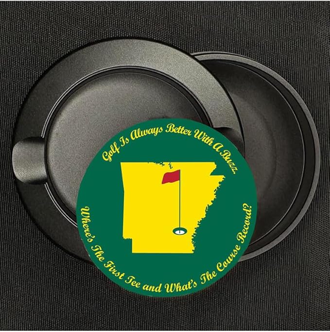 Metal Zyn Container - Metal Zyn Holder - Zyn Metal Can - Metal Container for Zyn Holder - Metal Zyn Can Golf Gifts for Him - Zyn Containers for Golf - Arkansas