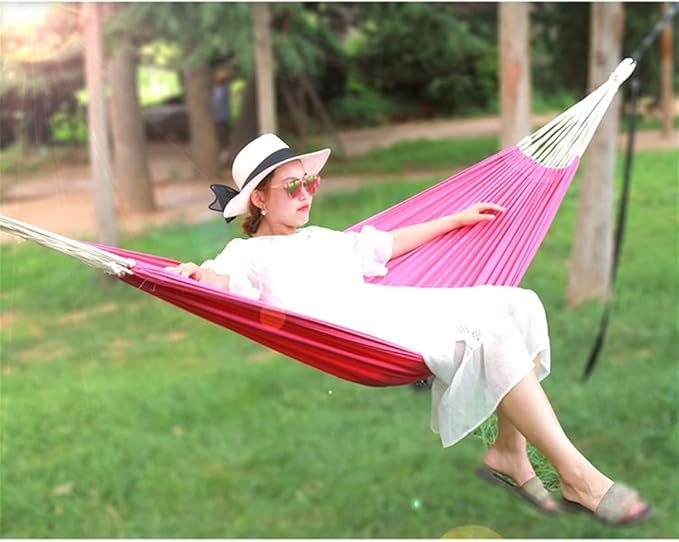 Portable Hammock Portable Hammock Travel Camping Hammocks Single Swing Bed Ideal Parents Gift for Outdoor Beach Garden Backyard for Backpacking Beach (Color : Blue)