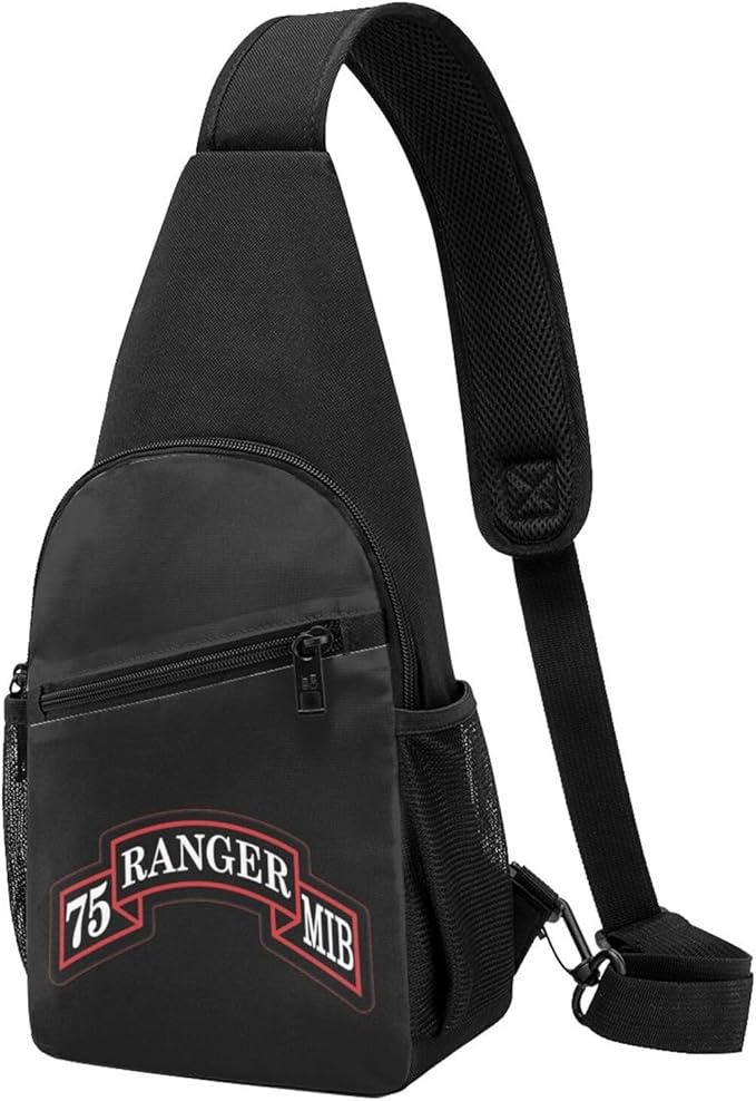 75th Ranger Regiment Military Intelligence Battalion (MIB) Chest Pack Leisure Shoulder Crossbody Chest Bag