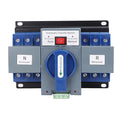 63A 110V Dual Power Automatic Transfer Switch Manual Transfer Switch 50/60Hz Din Rail Mounted Mini ATS 2/3/4P 63/32A for Hone Generator and Backup Power RV (3P 63A)