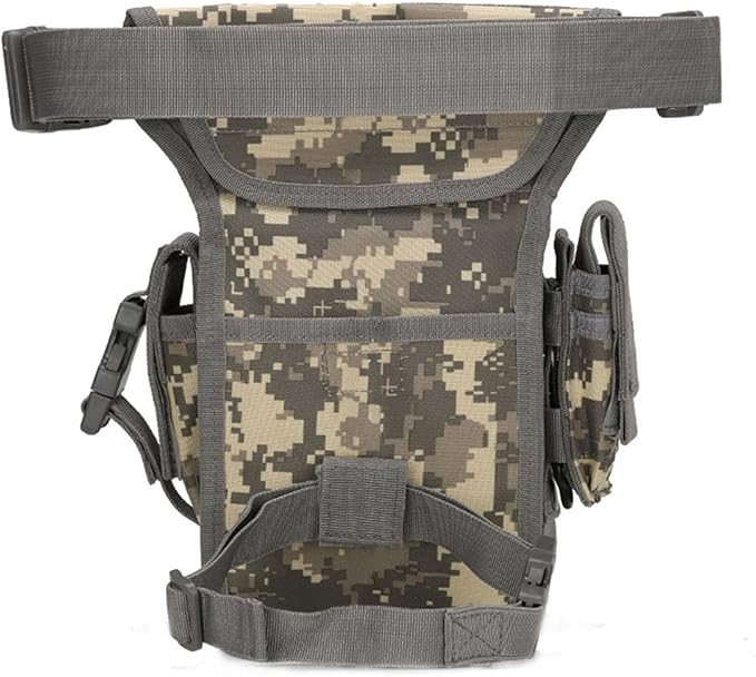 Outdoor Sports Hiking Versipack Camouflage Bag Tactical Leg Pack - Tan