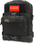 Tactical Vest MOLLE Hydration Backpack Accessory Water Bladder Carrier Sundry Reservoir Bag Lightweight 1000D Nylon Backpack (Multicam/Black)