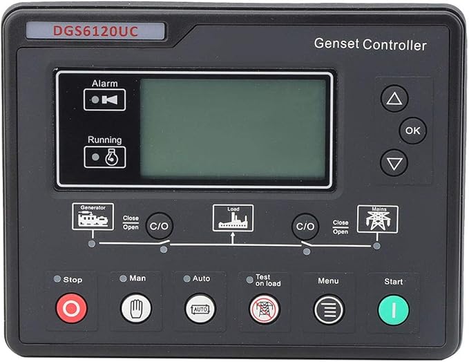 Tyenaza Generator Control Module DGS6120UC Genset Controller Module Generator Set Parameters Monitoring Replace High Resolution Intelligent Generator Set Controller for HGM6120UC