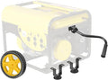 8-Inch Never-Flat Generator Wheel Kit for Predator 4000 6500 8750 Watt Generators Equipped With An Adjustable Handle