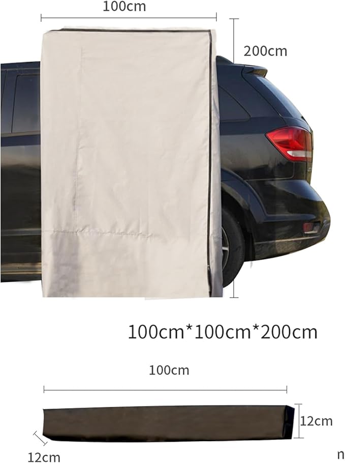 Shower Tent Awning for CarsVehicle Awning Shower Room for SUV TruckCar Side Privacy Shelter Bathroom Outdoor Changing RoomPortable Toilet Shower Tents