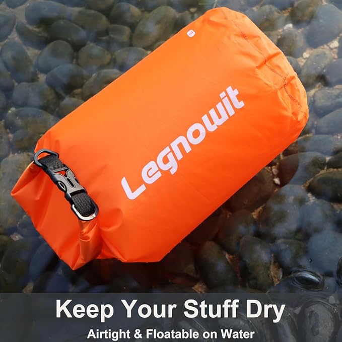 Dry Bag 3 Pack/5 Pack Waterproof Lightweight Small &amp Large Dry Sacks for Outdoor Camping Backpacking Kayaking Boating Travel and More