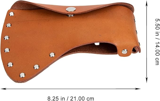 GANAZONO 2pcs Portable Cattlehide Hatchet Cover Sleeve Professional Axe Lightweight Design for Camping Outdoor Use for Outdoor Enthusiasts