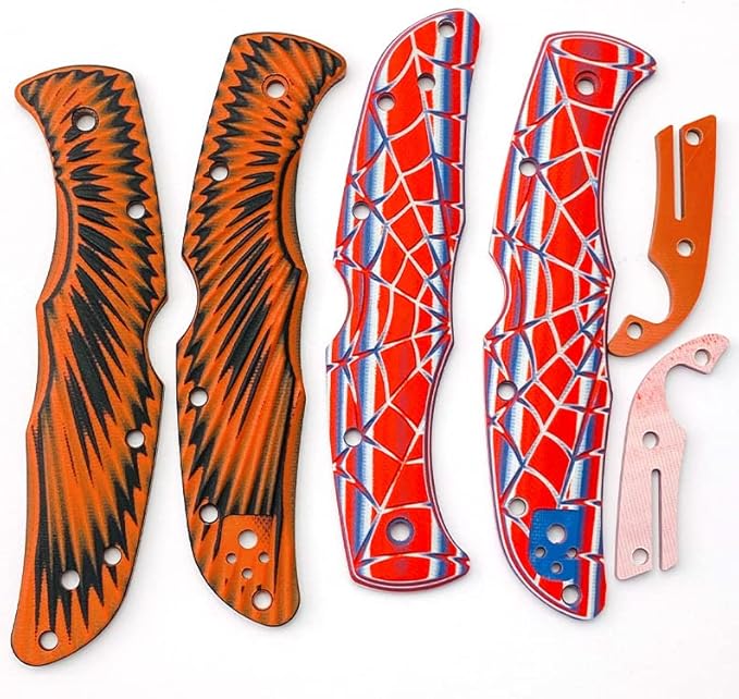 1 Set Custom G10 Scales Handle Fits for Endura 4 CNC Handle Patch DIY Making Replacement Accessory