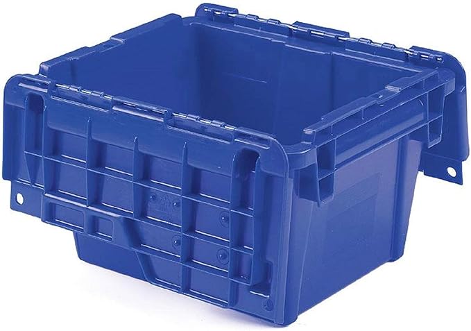 Orbis Flipak Distribution Container 11-3/4 x 9-3/4 x 7-11/16 Blue