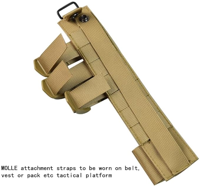 Tactical MOLLE Tool Holder &amp Knife Sheath Adapter - Universal MOLLE Carrier Attachment for Tactical Bag &amp Backpack