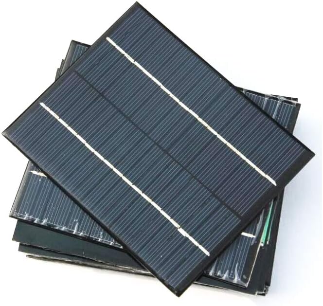 5pcs 18v Mini Polysilicon Solar Panel Module DIY Polysilicon Solar Epoxy Cell Charger 2w 18v 110ma 110x136mm
