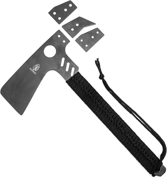 ASR Tactical 16 Paracord Full Tang Survival Axe with Modular Pick Attachment