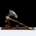 God of War Sword/6.6lb The Blades of Chaos （2 Sets）/5.64lb Leviathan's Axe/Hand Forged high Manganese Steel/Collection Role-Playing Gifts