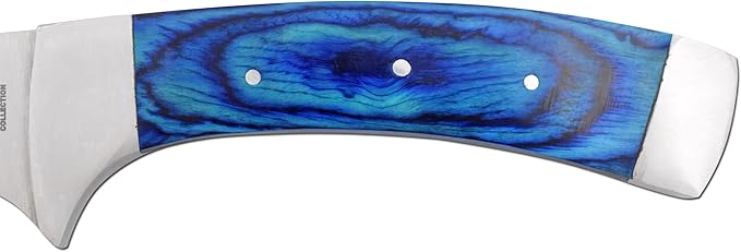 Wild Turkey Handmade Stainless Steel Collection Wood Handle Hatchet Outdoors Hunting Camping Axe… (Blue) 512 0