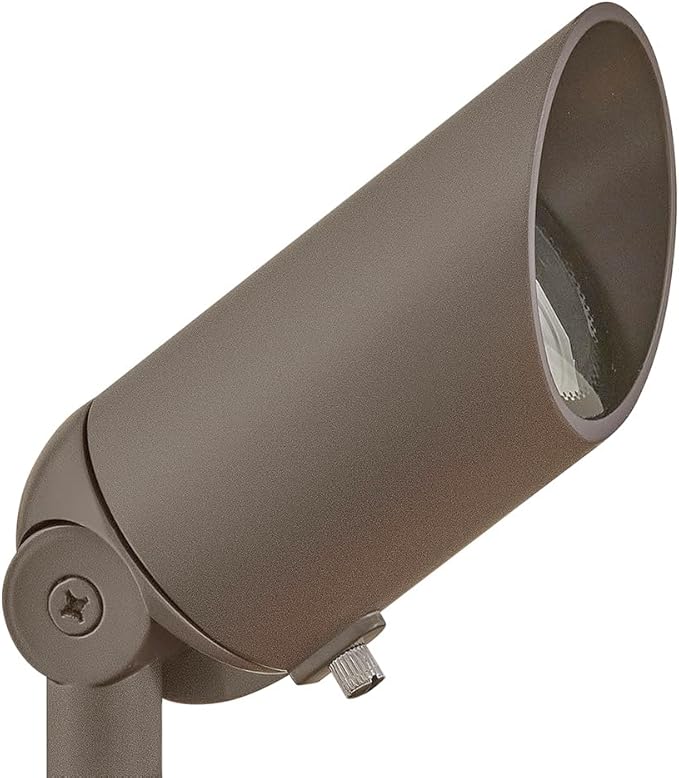 Hinkley Landscape Lighting Spot Light 4w MR16 LED Blub Included 12v Textured Brown Clear Lens