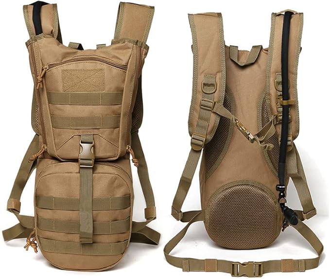 Outdoor Sports Hiking Bag Tactical Assault Combat Camouflage Tactical Molle Water Pack 3L Hydration Pack
