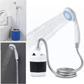 Portable Camping Shower Rechargeable Electric Shower Outdoor Shower Head Sprayer Set for Camping Hiking TravelingRV A