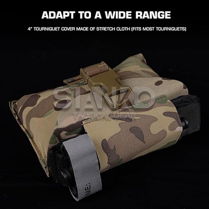 Outdoor Tactical MOLLE IFAK Pouch/Medical First Aid Kit/Quick Release Elastic Adjustable EMT Bag For Hunting Airsoft Camping Biking Hiking
