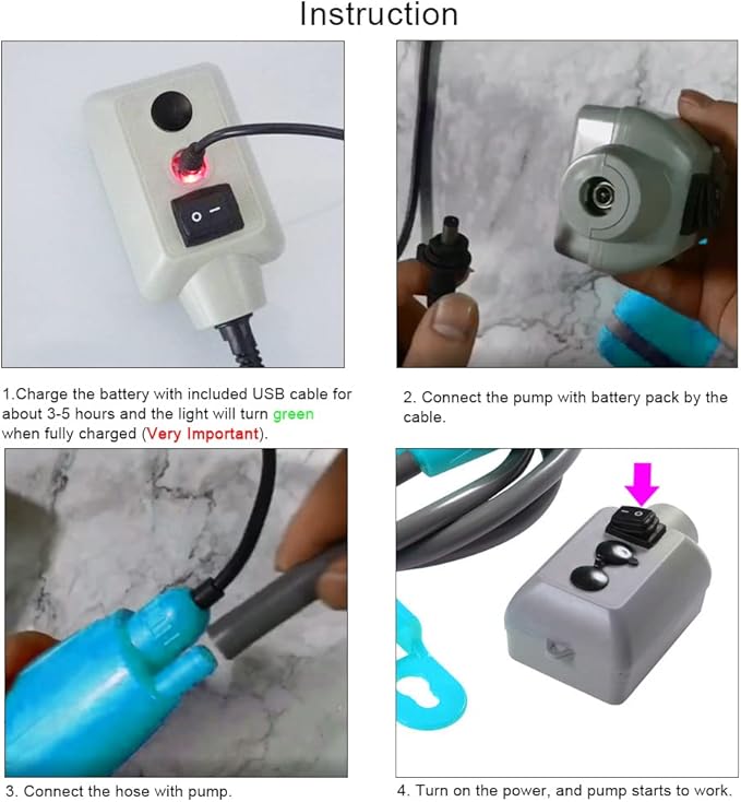 Camping Shower Rechargeable Portable Shower for Camping USB Charging Electric Portable Camping Shower for Traveling Car Washing Pet Cleaning (Shower with Collapsible Bucket)