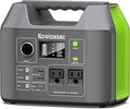EnginStar Solar Generator 300W Portable Power Station 296Wh Lithium Battery Backup w/Two 110V Pure Sine Wave AC Outlet for Camping Road Trip RV 80000mAh Sufficient Power Supply for Blackout