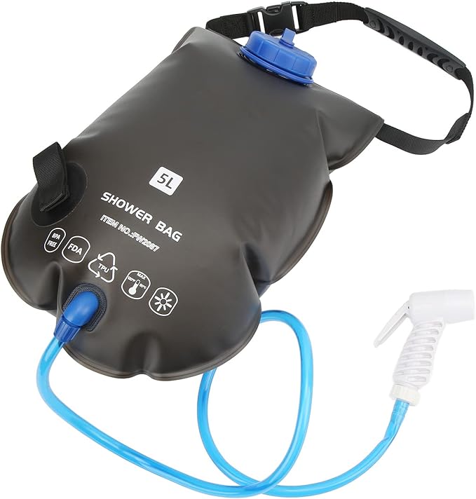 Outdoor Camping Handle Design Beach Disaster Prevention Portable Shower Portable MultiPurpose Water 5L TPU Material