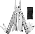 17-In-1 Multitool with Safety Locking 420 Stainless Steel Multitool Pliers Bottle Opener with Sheath for Outdoor Survival Camping Hunting and Hiking