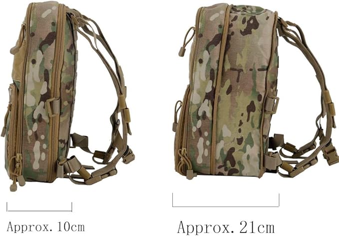 Tactical Backpack MOLLE Military Sport Bag for Travel Hunting Hiking Camping(BP-01-CP)